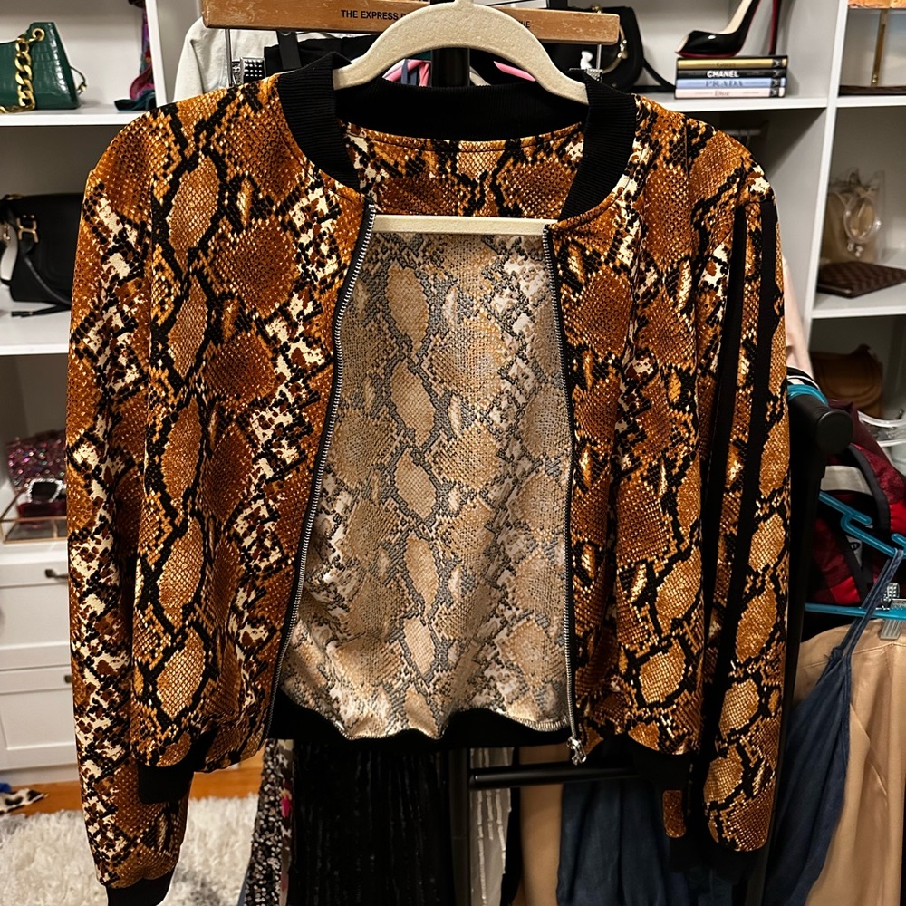 Snake skin jacket